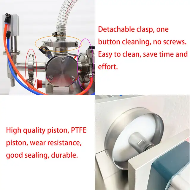 Promotion 10-300ml Pneumatic Paste Liquid Filling Machine 160410 - Photo 7