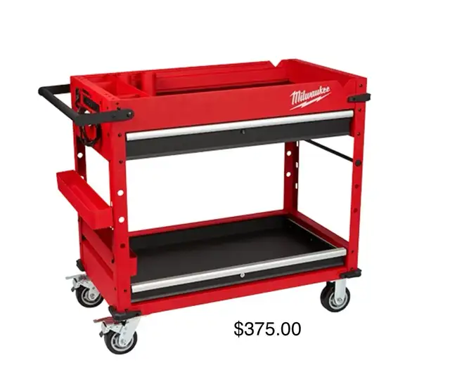 40' Steel Work Cart