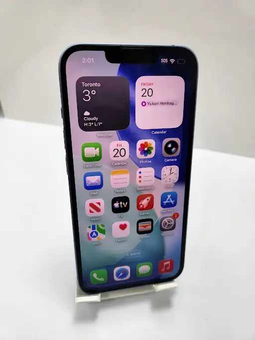 iPhone 14 128gb 85% Black 3 Months Warranty W/Charger - Photo 2