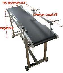 5911.8' PVC Belts Conveyor Adjustable Speed w/Guardrail 230035 - Photo 3