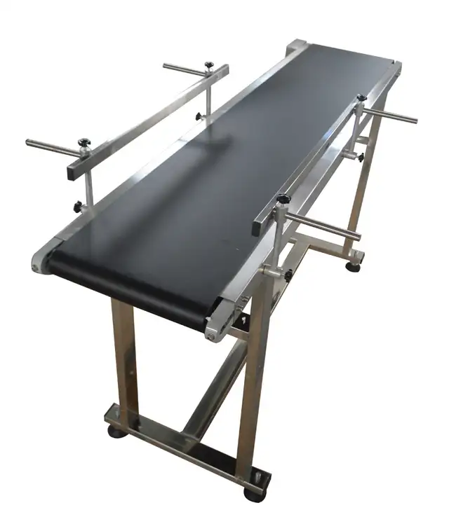 5911.8' PVC Belts Conveyor Adjustable Speed w/Guardrail 230035 - Photo 4