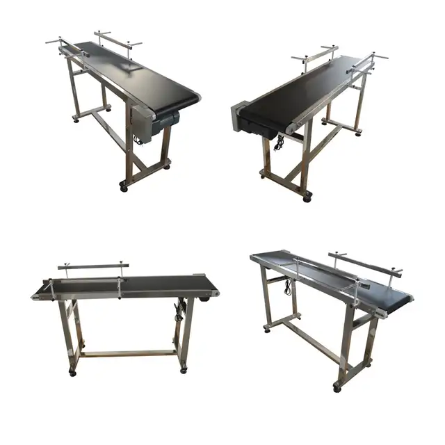 5911.8' PVC Belts Conveyor Adjustable Speed w/Guardrail 230035 - Photo 7