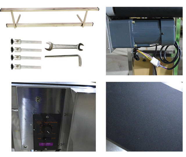 5911.8' PVC Belts Conveyor Adjustable Speed w/Guardrail 230035 - Photo 8