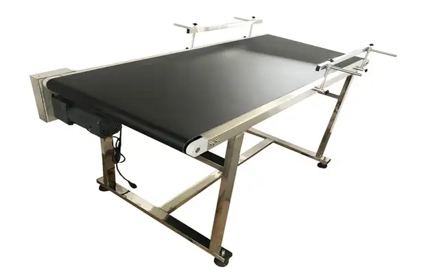 Promotion Packaging Machine 59'x24'Black PVC Belt Conveyor230048 - Photo 3