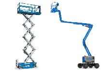 SCISSOR LIFT WITH FALL PROTECTION
