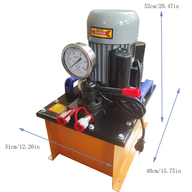 100T Chain pressing sleeve integrated machine 220v pump 022260 - Photo 9