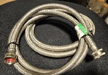 6FT STAINLESS WASHER HOSES – BRAIDED – SET OF 2 – $10
