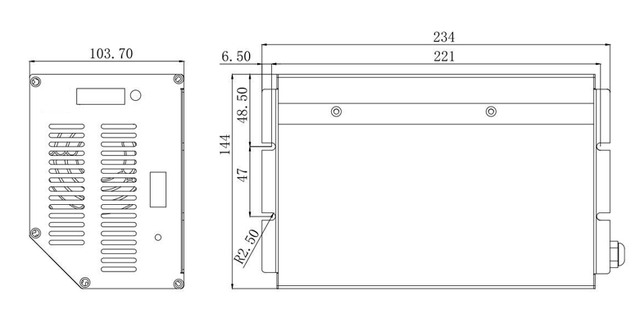 110v 80w Laser Power Supply CO2 Laser Engraver Machine 130047 - Photo 5