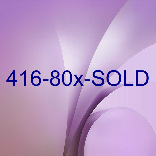 For Sale 416 647 numbers great for Realtor 416-xyz-SOLD