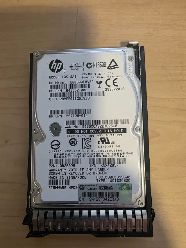 Enterprise Server Hard Drives – SAS & SATA – Matched Sets – Bulk