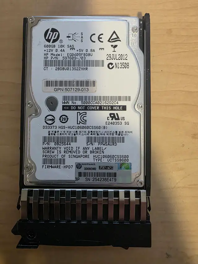 Enterprise Server Hard Drives – SAS & SATA – Matched Sets – Bulk - Photo 2