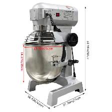 30L 110V Dough Mixer with Three Types of Mixing Tools 170083