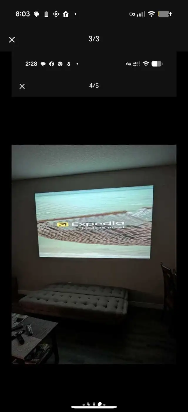 4K QLED projector EQUIVALENT 120 INCH - Photo 3