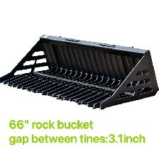 78" Rock Bucket for Skid Steer – Tough & Efficient - Photo 3