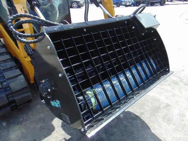 BM-35 Skid Steer Concrete Mixer Bucket – Ready to Work