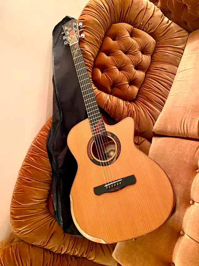 Merida Extreme Autumn Guitar with Case, Excellent!! - Photo 2