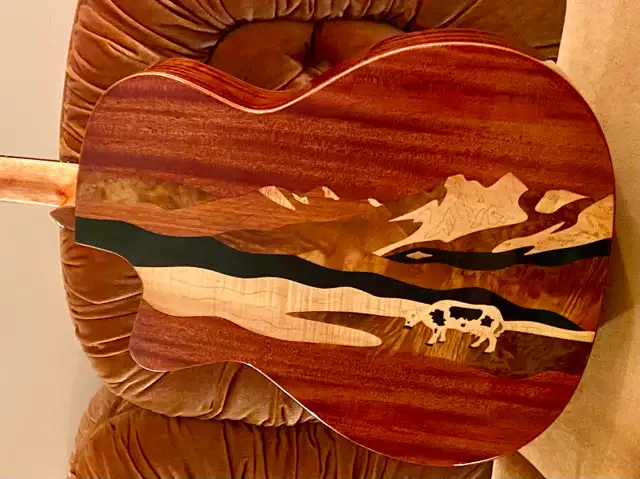 Merida Extreme Autumn Guitar with Case, Excellent!! - Photo 4