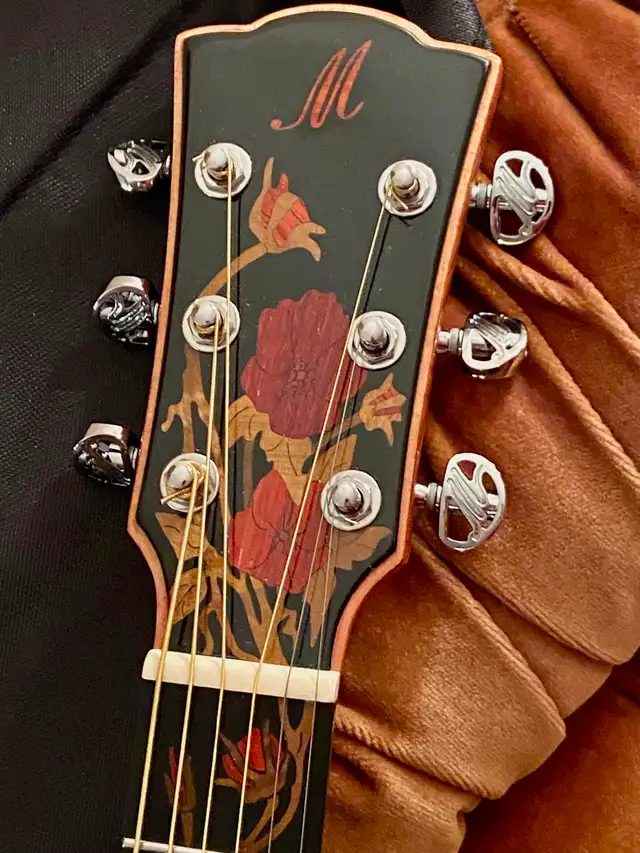 Merida Extreme Autumn Guitar with Case, Excellent!! - Photo 7