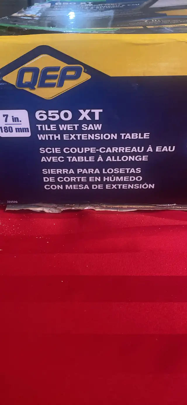 QEP 650xt wet saw - Photo 4