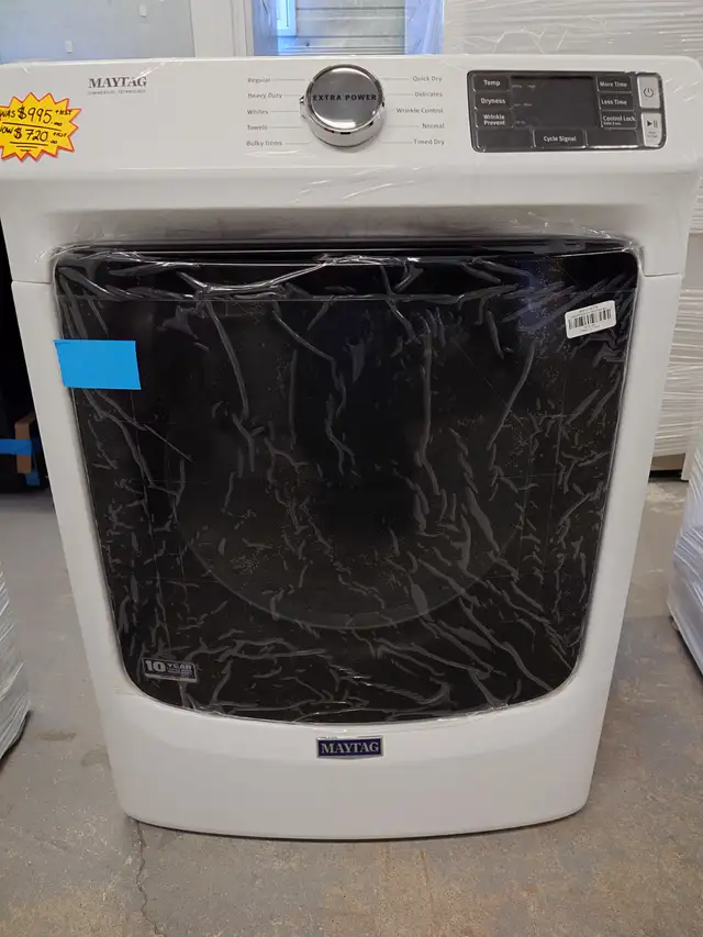 Maytag '27' White Front Load Electric Dryer on Sale‼️