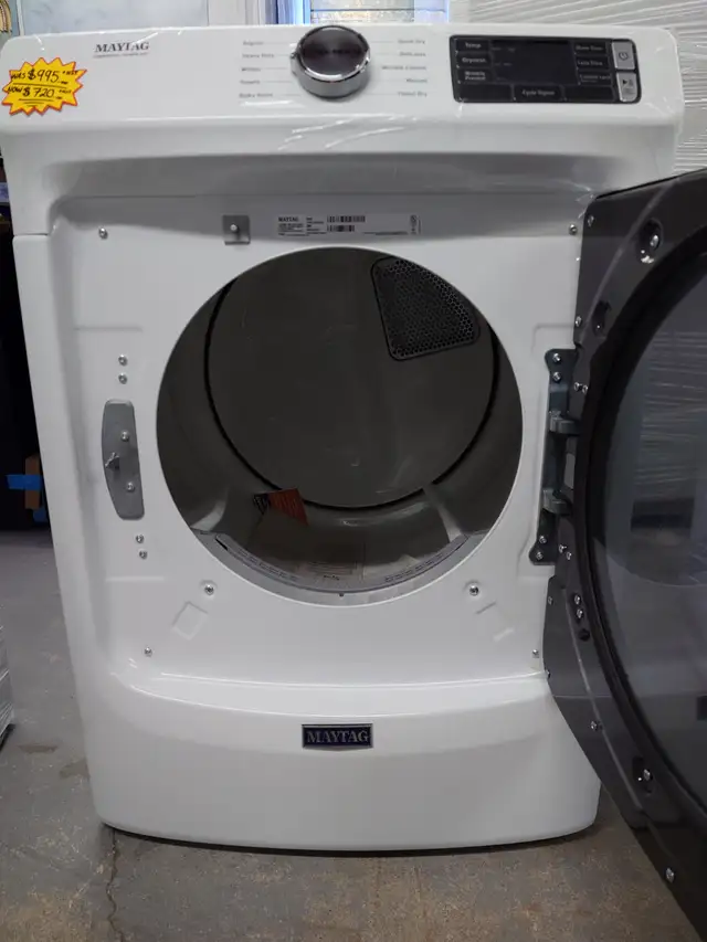 Maytag '27' White Front Load Electric Dryer on Sale‼️ - Photo 4