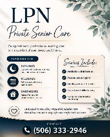 Private senior care available
