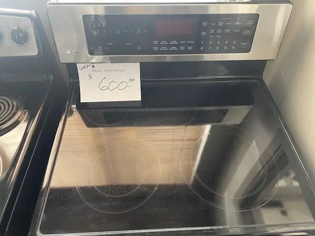 Cuisinière stainless vitrocéramique double fours LG - Photo 2