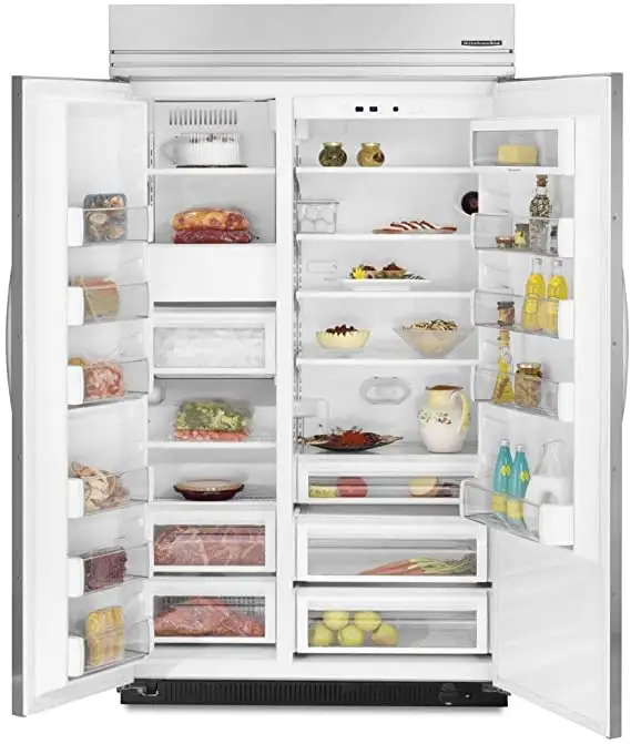 Kitchenaid Refrigerator KSSC42QVS 42' Built-In Side by Side 25.3 - Photo 2