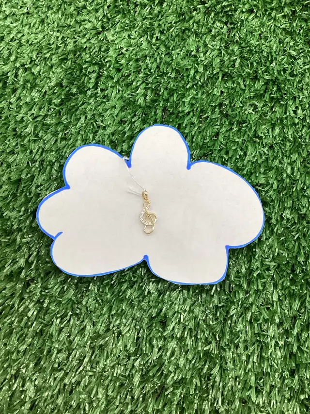 breloque en or clé de sol - Photo 2