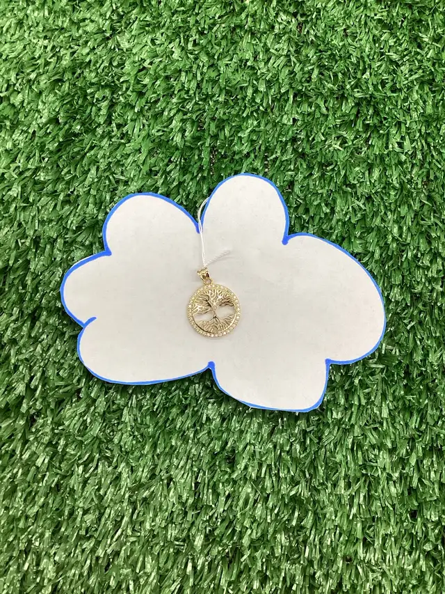 breloque arbre de vie en or - Photo 2