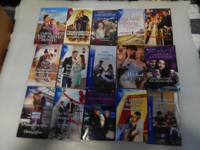 Harlequin Novels 15 Books for $10.00