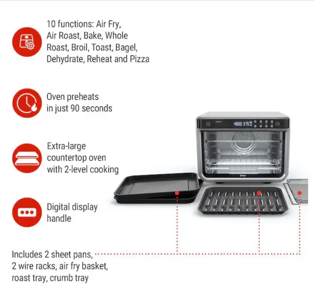 Ninja Foodi XL air oven - Photo 2