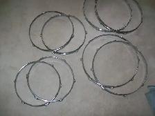 DRUM SET  -  RIMS  /  HOOPS   ETC.
