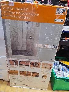 Ensemble de douche Schluter 48x48