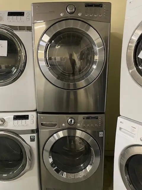 Laveuse sécheuse frontales stainless LG (remis à neuf)