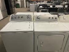 Laveuse sécheuse top load traditionnelles blanches Whirlpool
