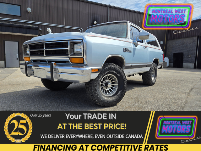 1988 Dodge Ram Charger 4X4 / 318ci Rare ! - Photo 3