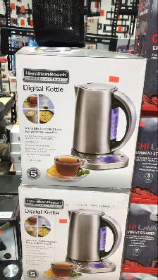 HAMILTON BEACH DIGITAL KETTLE 1.5L CAPACITY
