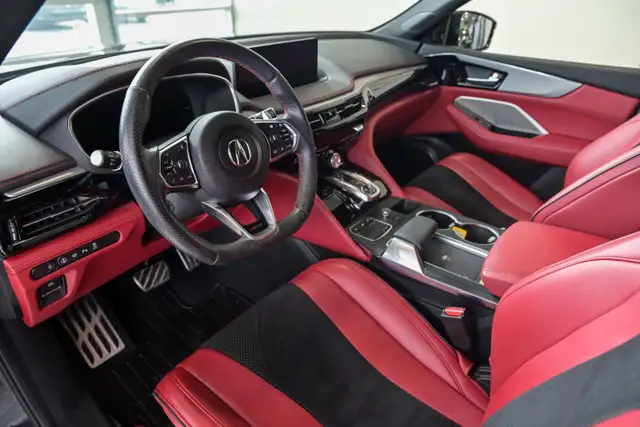 2022 Acura MDX A-Spec Hitch 2 pouces Cuir rouge Toit pano ELS 3D - Photo 13