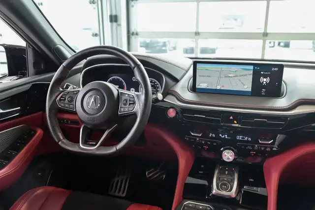 2022 Acura MDX A-Spec Hitch 2 pouces Cuir rouge Toit pano ELS 3D - Photo 28