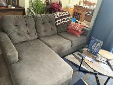 Couch Gray Ish blue