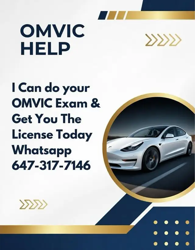 OMVIC EXAM?I DO IT. YOU PASS. 100% GUARANTEED