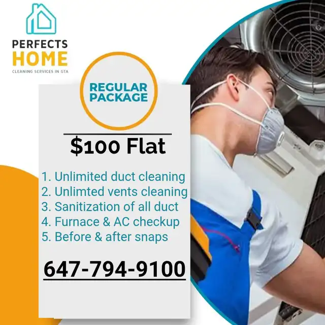 DUCT CLEANING SERVICE FLAT $99 _ 647 794 9100
