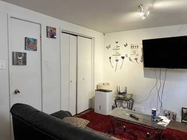 Beau 3 1/2 Limoilou, demi sous-sol WIFI juillet - Photo 7