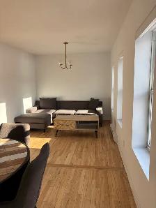 Superbe 3 1/2 rénové à neuf, meublé tout inclus LIBRE