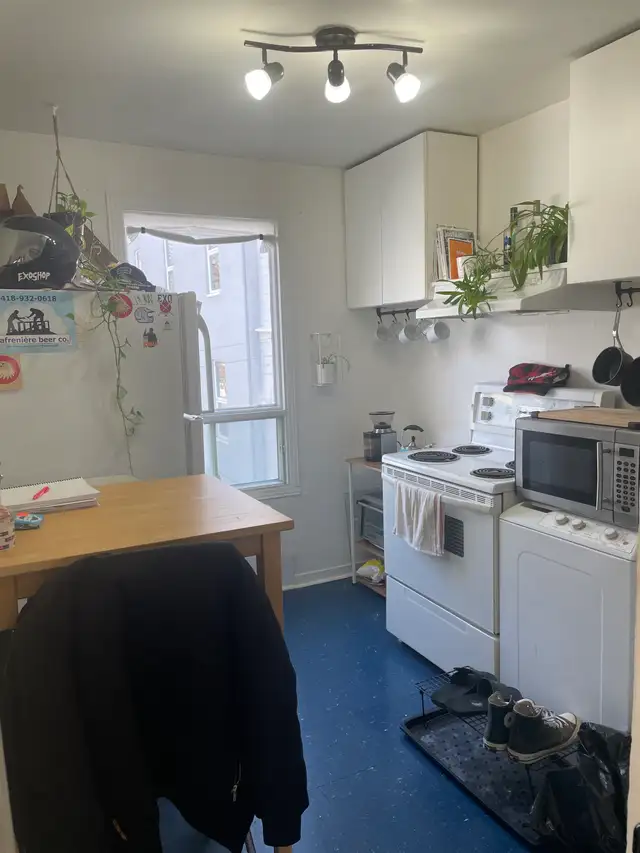 Beau 3 1/2 2e étage Limoilou juillet - Photo 5