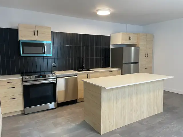 Super grand 7 1/2 rénové et meublé Libre PROMO