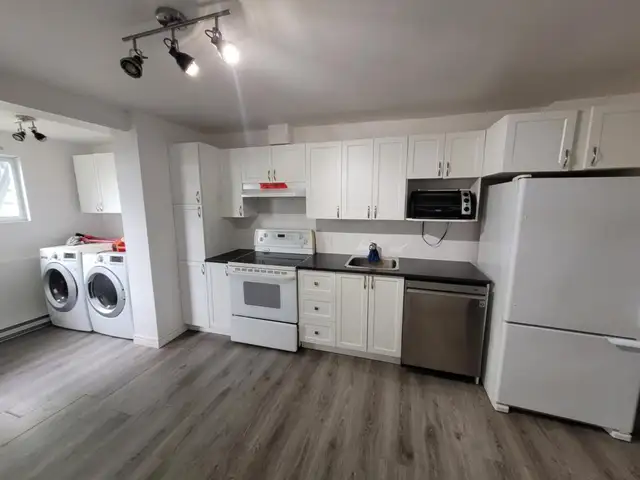 Très beau 4 1/2, Limoilou, demi sous-sol Rénové JUILLET - Photo 2