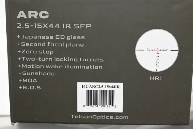 Scope Telson ARC 2.5-15x44IR SFP USED like new - Photo 10