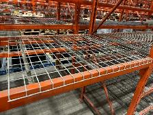 USED Wire Mesh Decks For Step Beams - 42' deep x 48' long